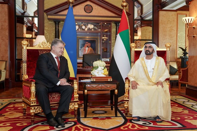 Mohammed bin Rashid receives Ukrainian President