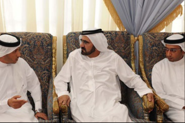 محمد بن راشد يستقبل السفير الأمريكي 