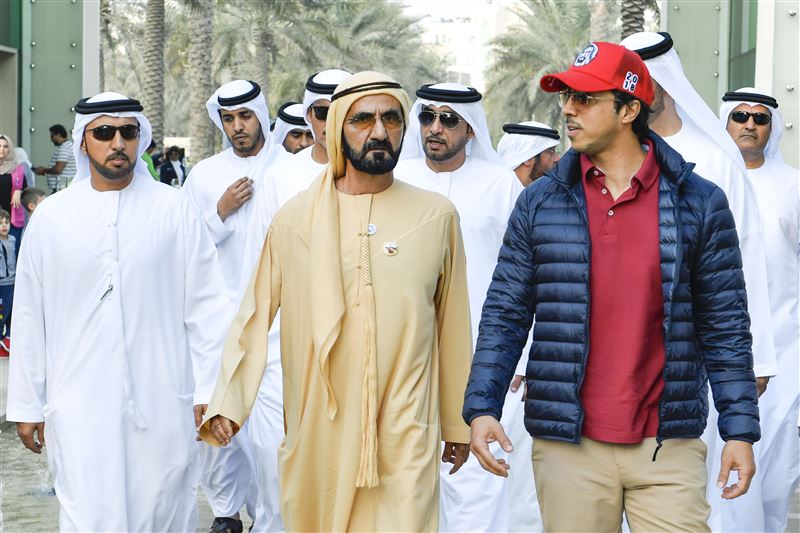 Mohammed bin Rashid participates in Walk Unified initiative at Umm Al Emarat Park in Abu Dhabi