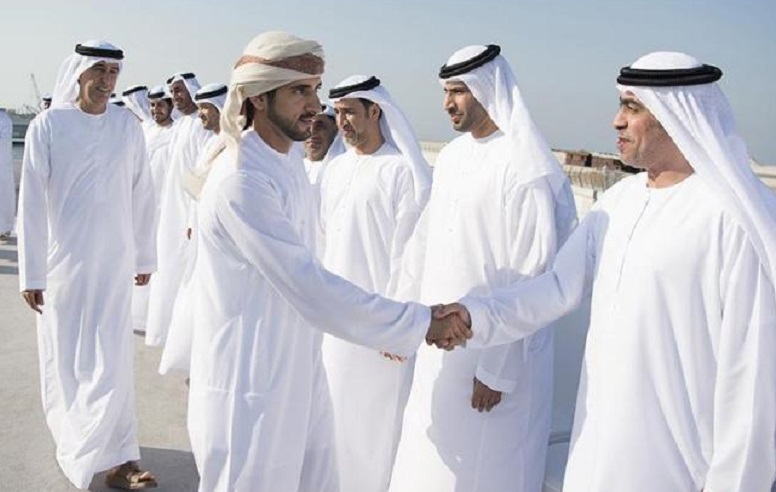 Hamdan bin Mohammed makes surprise visit to Abu Dhabi Crown Prince Court staff