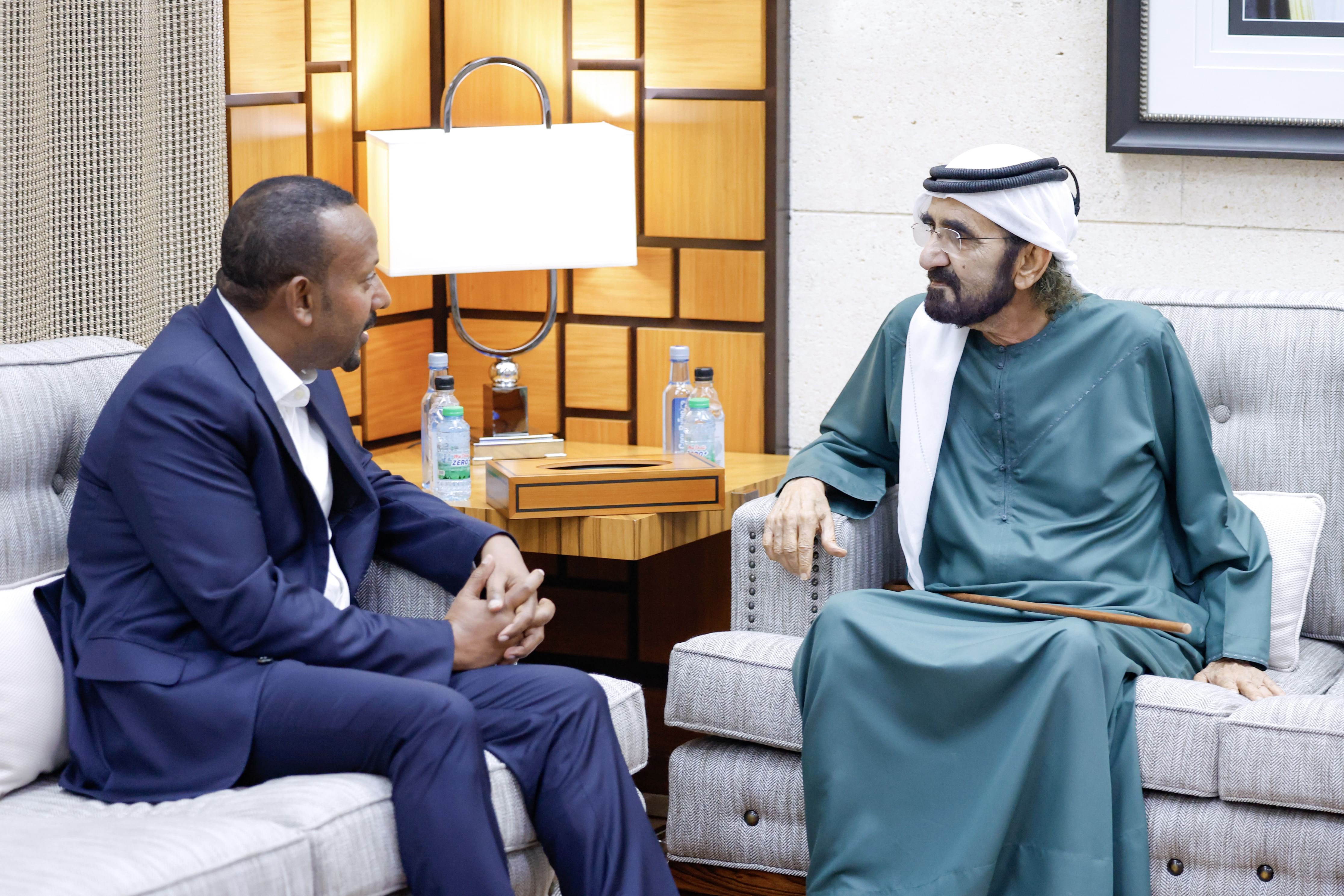 محمد بن راشد وآبي أحمد يبحثان آفاق التعاون بين الإمارات وإثيوبيا والتطورات الإقليمية الراهنة