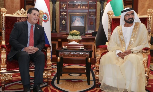 Mohammed bin Rashid receives President of Paraguay