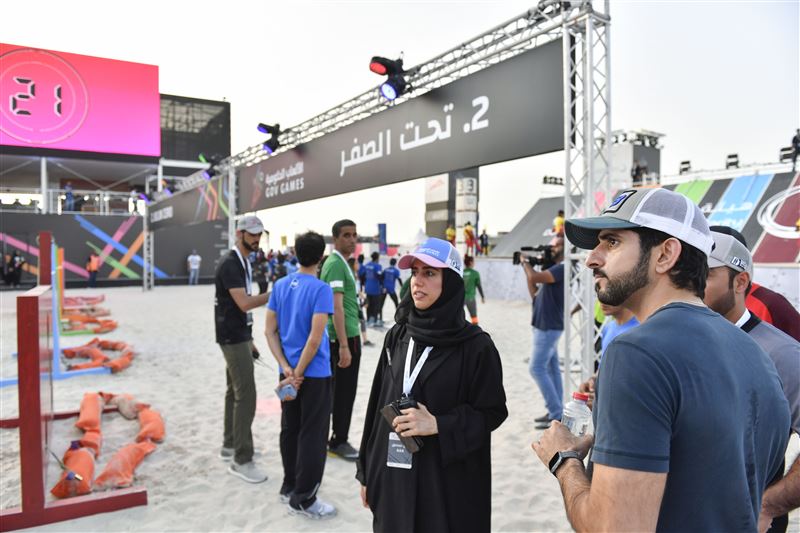 Hamdan bin Mohammed attends day 1 of Gov Games