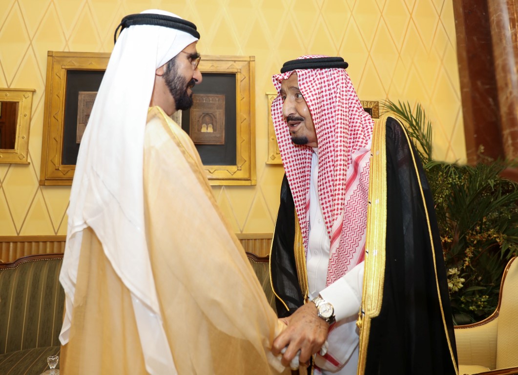 Saudi King receives Mohammed bin Rashid