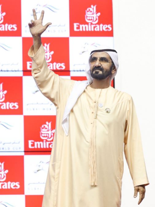 Mohammed bin Rashid attends Godolphin coronation as winner of Dubai World Cup