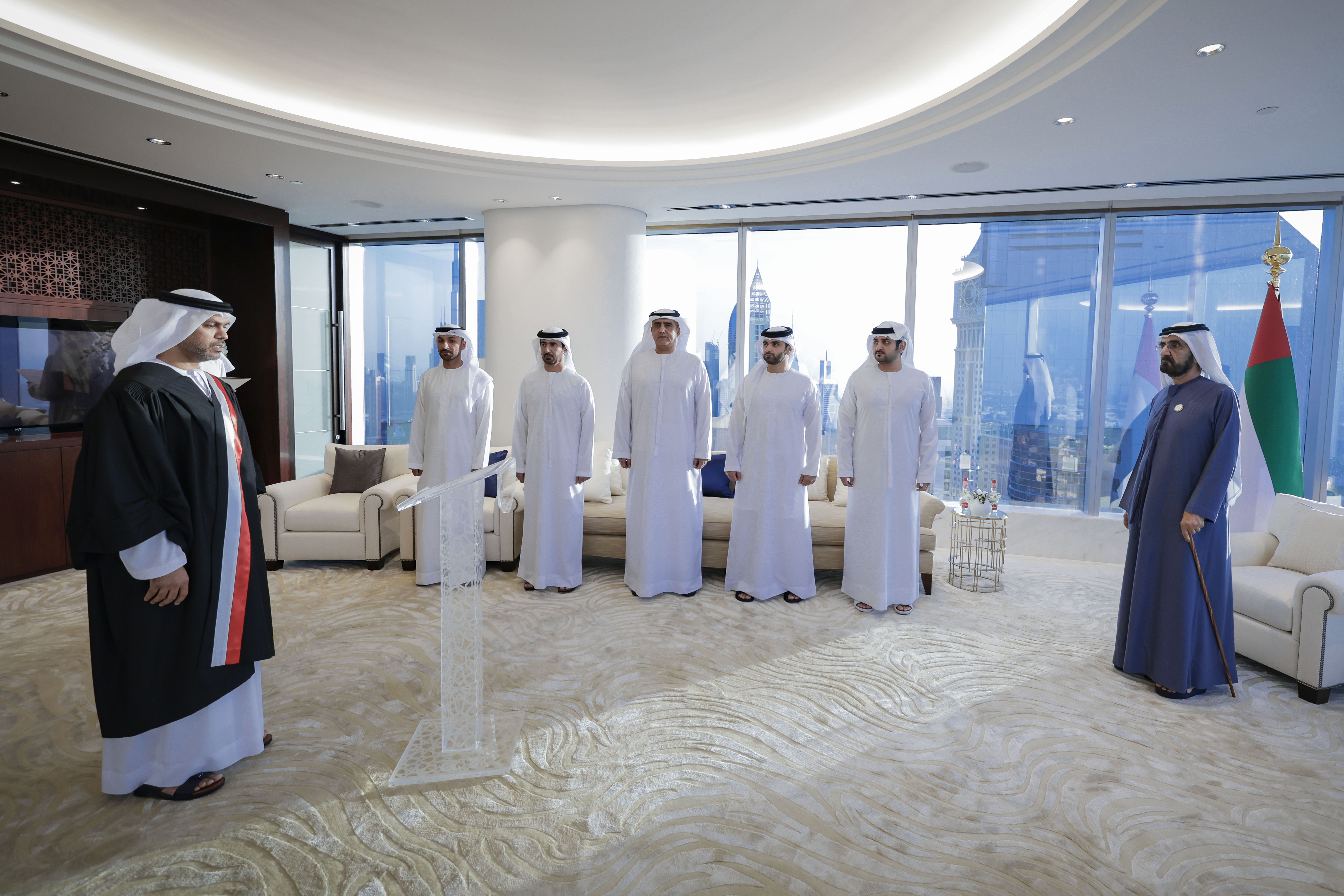 Mohammed bin Rashid presides over swearing-in ceremony of new judges of Dubai Courts