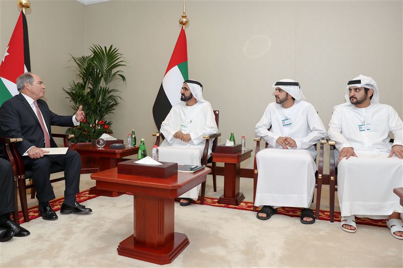 Mohammed bin Rashid receives written message from King of Jordan