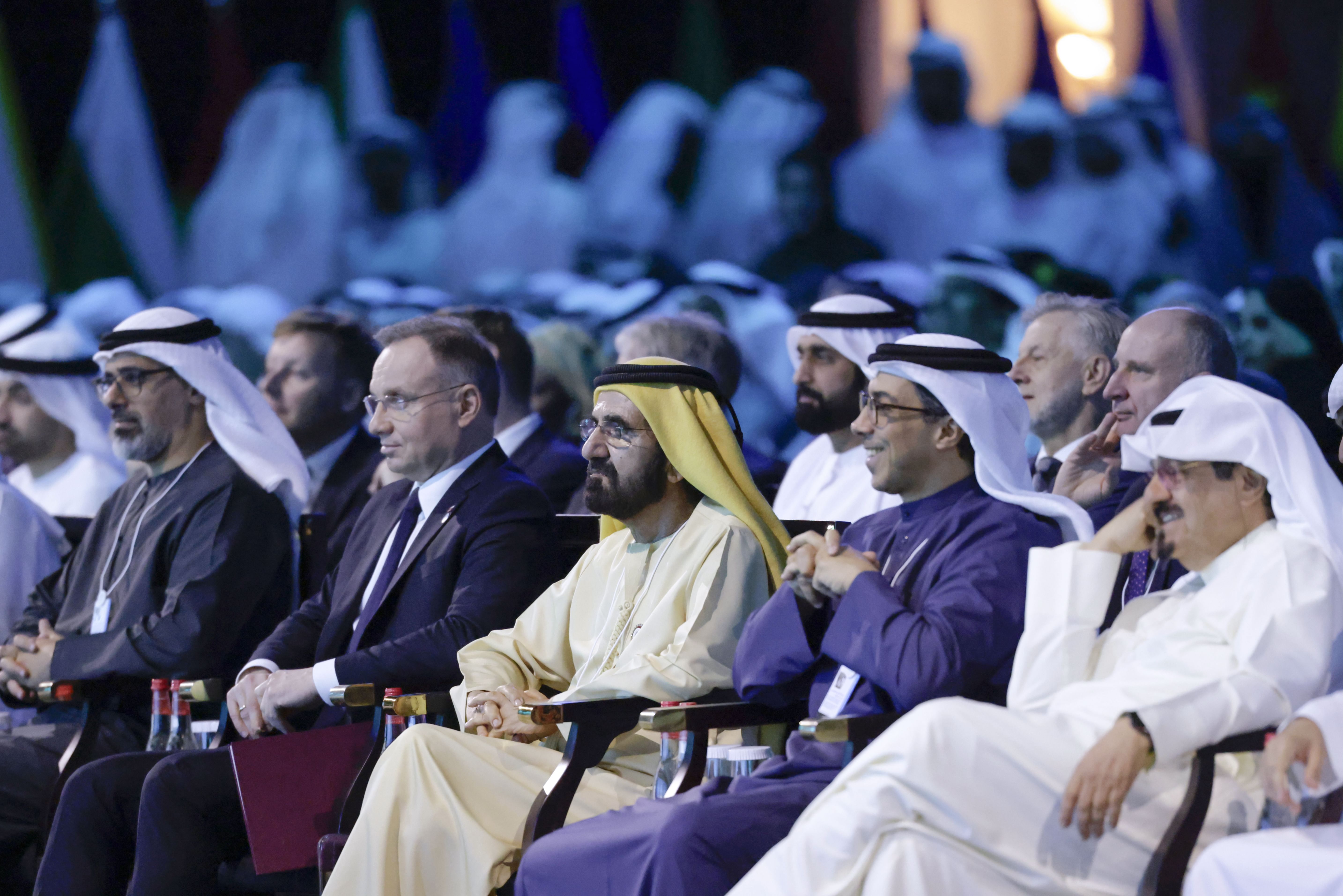 Mohammed bin Rashid attends keynote session hosted by IMF Managing Director as part of WGS 2025