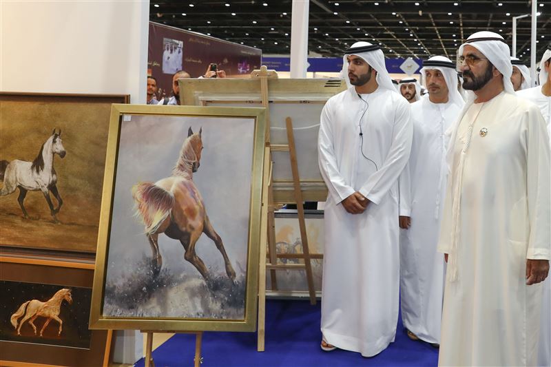 Mohammed bin Rashid attends Dubai Int’l Arabian Horse Championship closing ceremony
