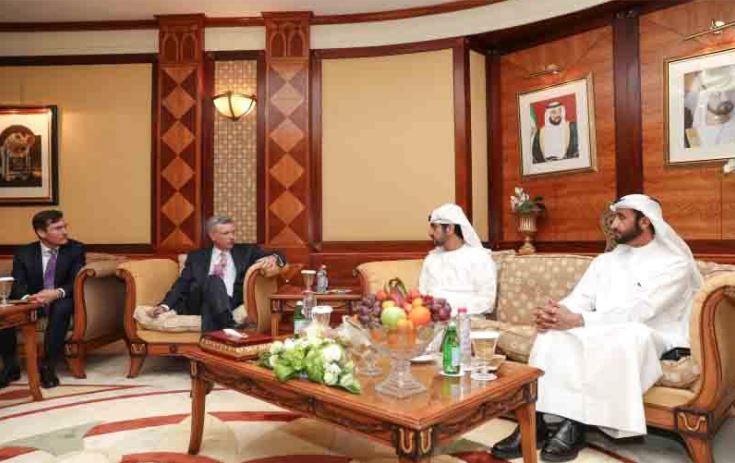 Maktoum bin Mohammed meets with Visa CEO