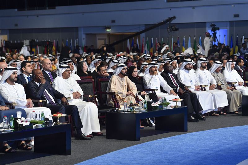 Mohammed bin Rashid attends dialogue of Christine Lagarde in World Government Summit