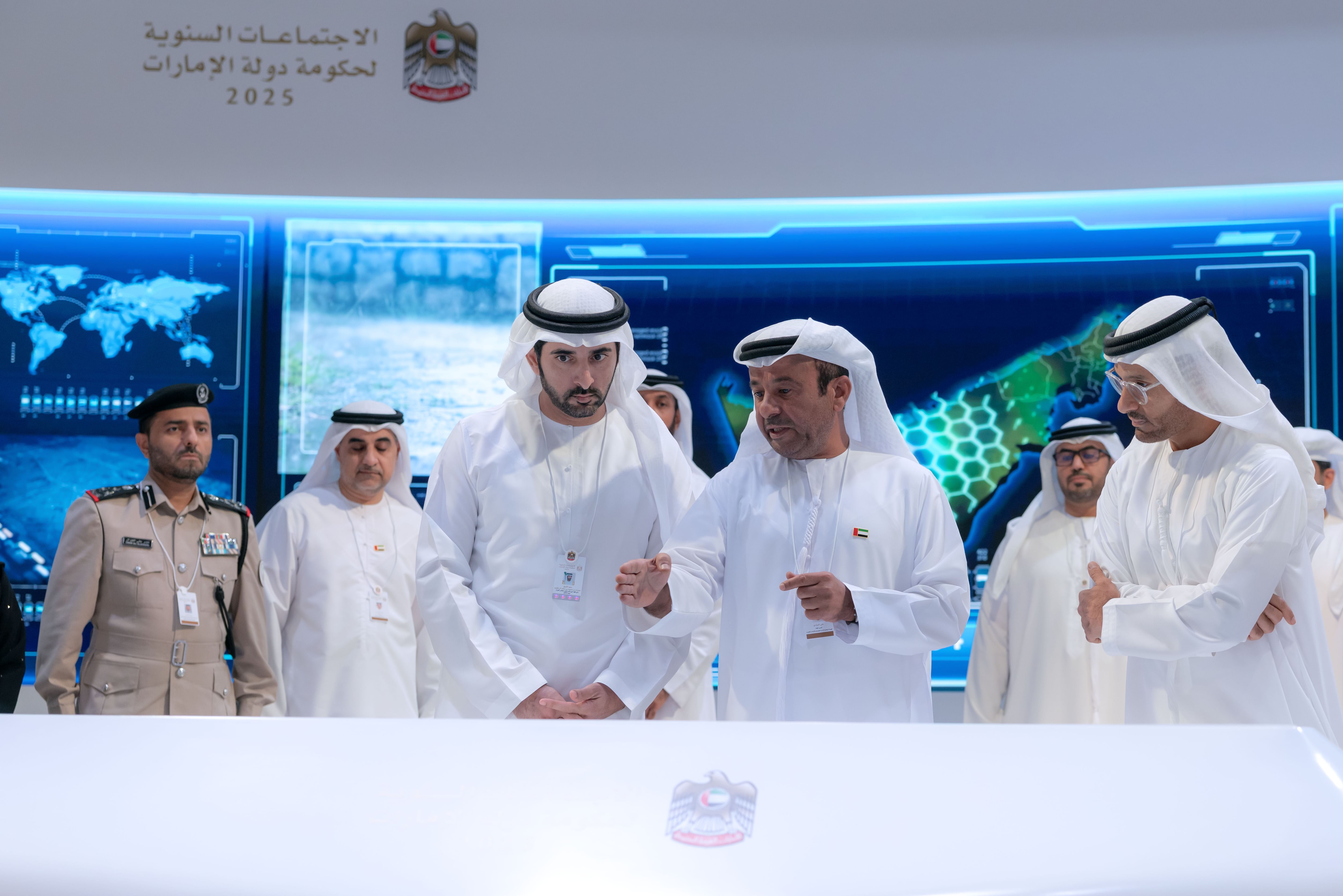 Hamdan bin Mohammed attends part of national, multi-sector exercise conducted by NCEMA, UAE Cyber Security Council
