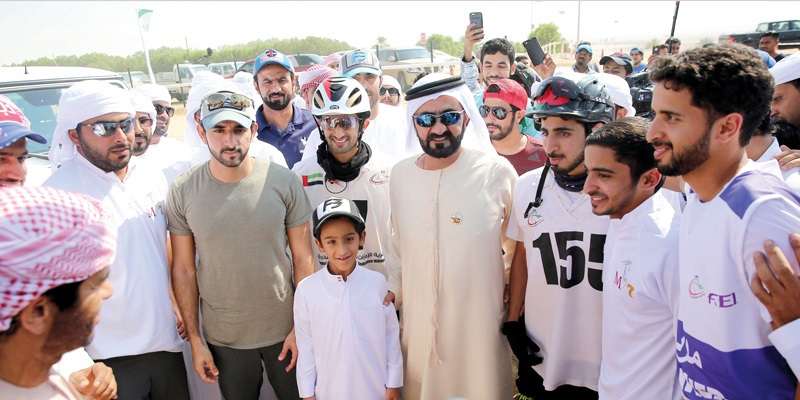 Mohammed bin Rashid attends Al Wathba Challenge