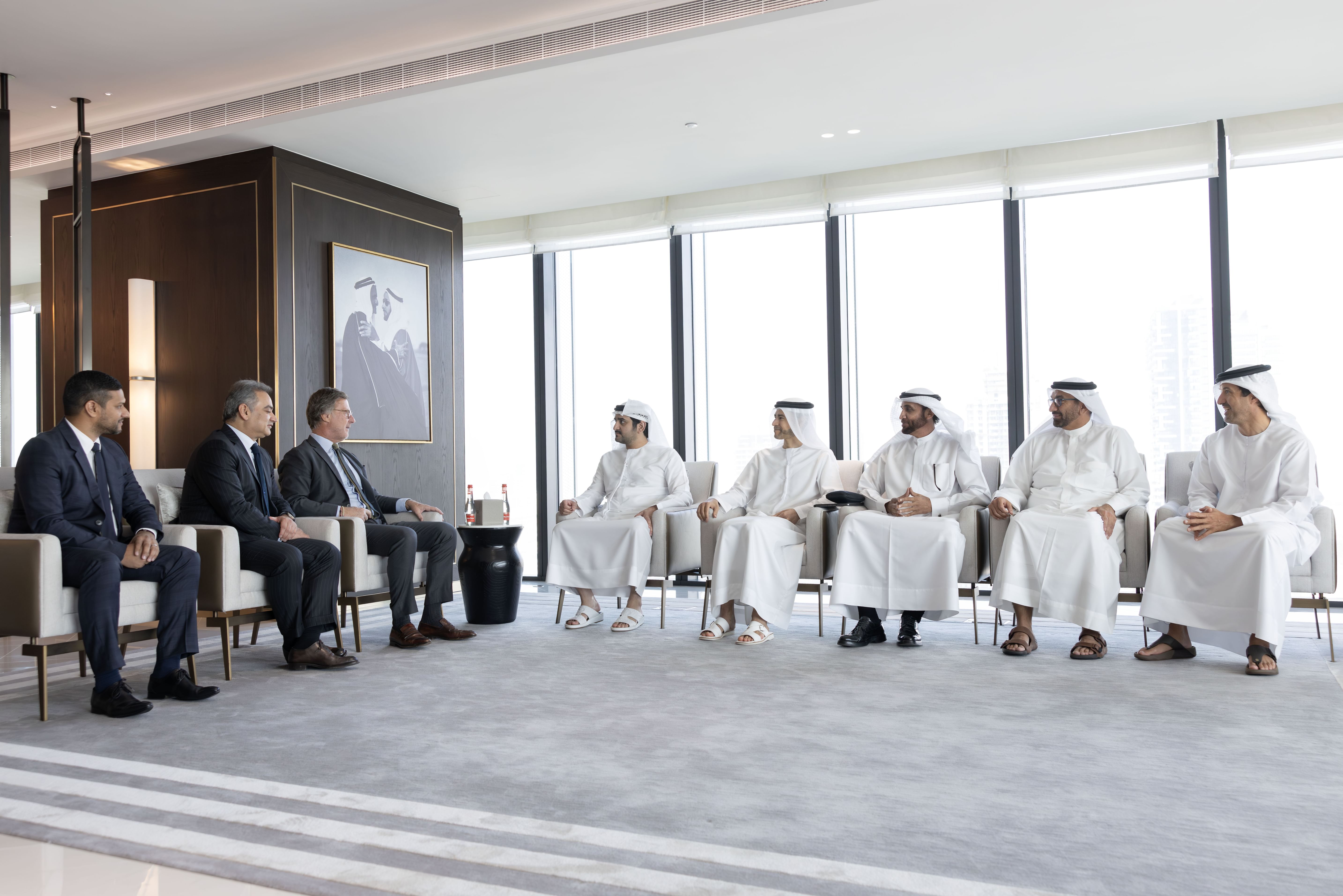 Maktoum bin Mohammed meets with Chairman, CEO of Accor Group