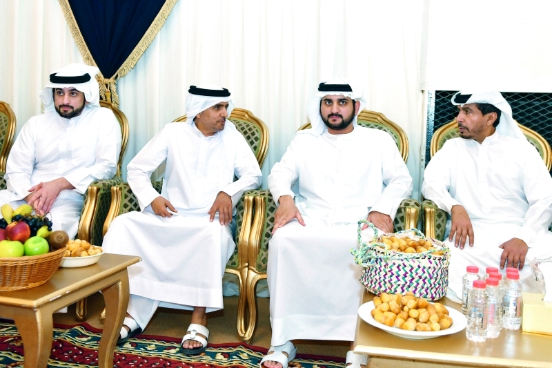 Maktoum bin Mohammed offers condolences on death of Saeed Belhab Al Ameri
