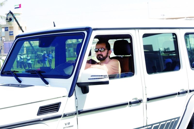 Mohammed bin Rashid attends Al-Ashoush Endurance Ride in Seih Al Salam