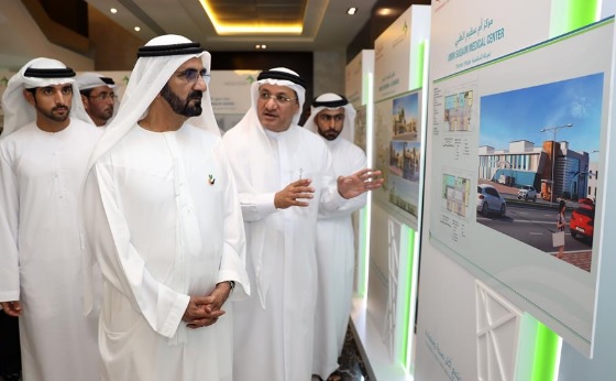 Mohammed bin Rashid visits the headquarters of Dubai Health Authority 