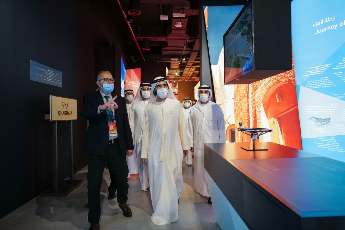 Mohammed bin Rashid visits Algerian pavilion at Expo 2020 Dubai
