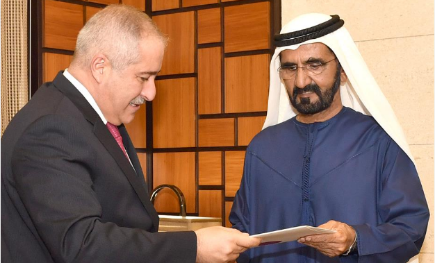 Mohammed bin Rashid receives an invitation to " UAE President " to the Arab Summit held in Jordan next March