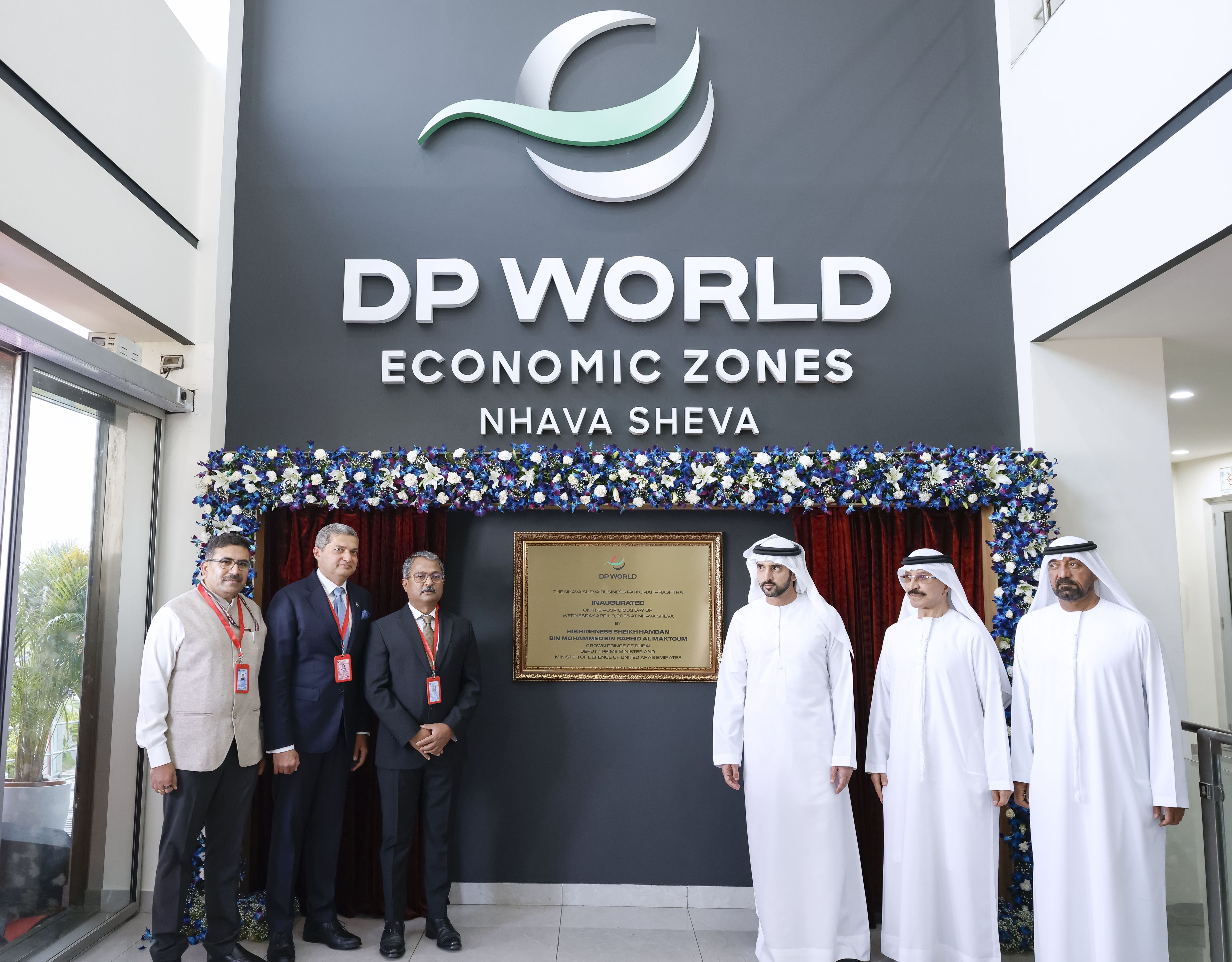 Hamdan bin Mohammed inaugurates DP World’s Nhava Sheva Business Park in India