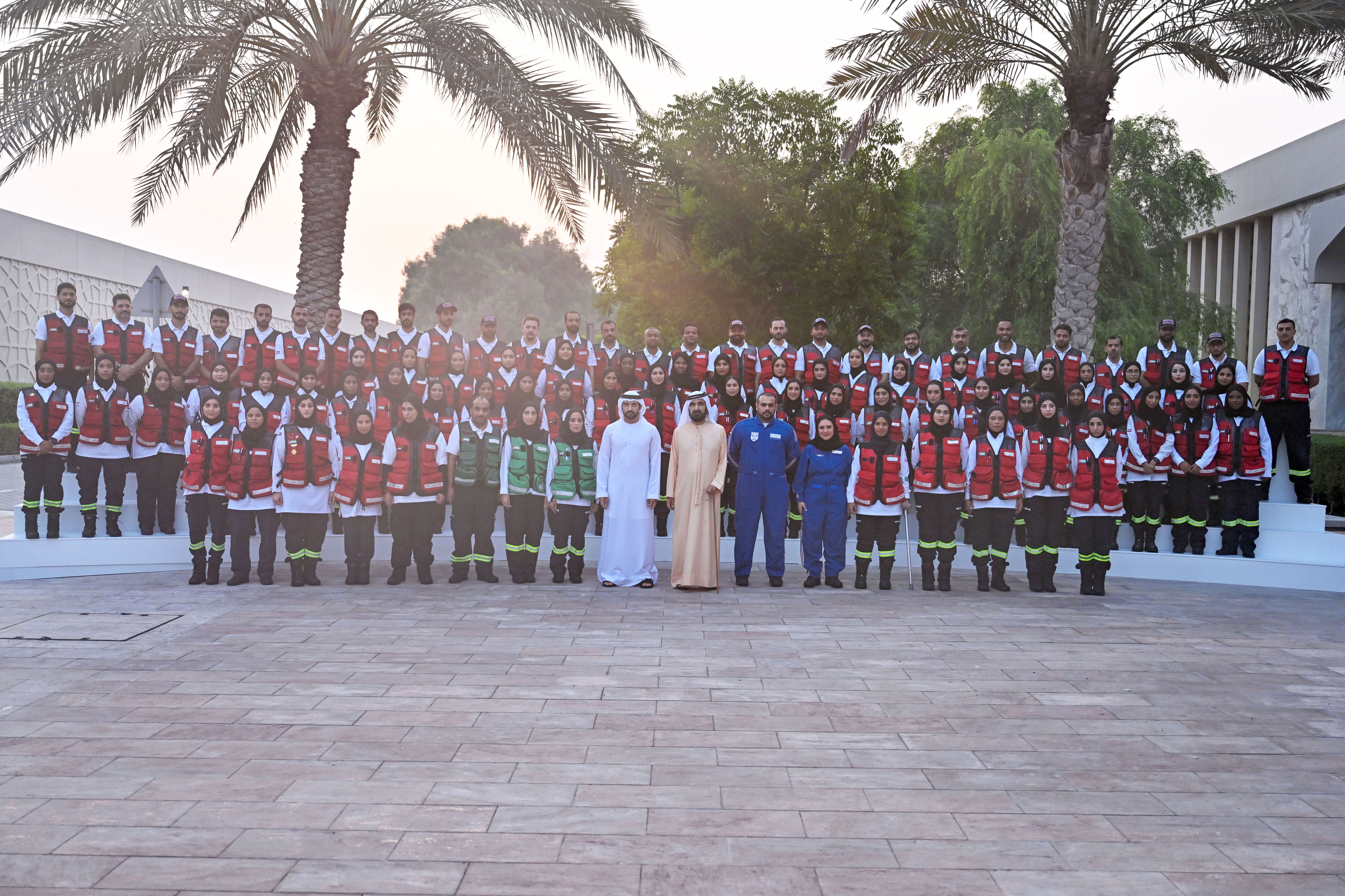 Mohammed bin Rashid meets with Dubai Corporation for Ambulance Services team
