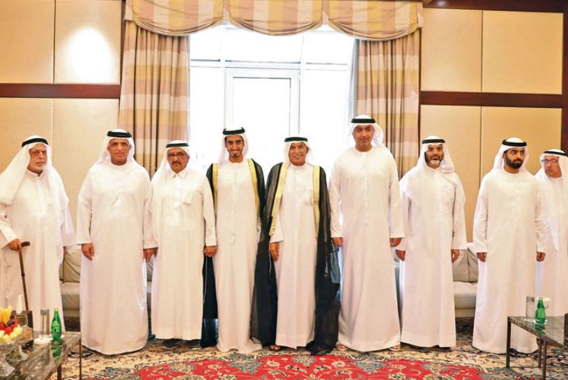Hamdan bin Rashid attends weddings of Al Ghurair