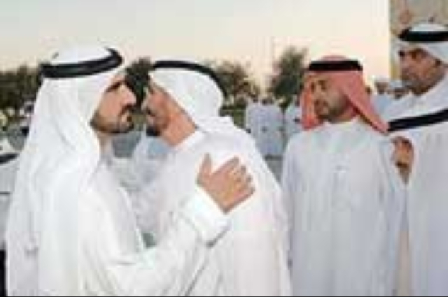 محمد بن راشد يستقبل قرضاي ومستشار العاهل المغربي