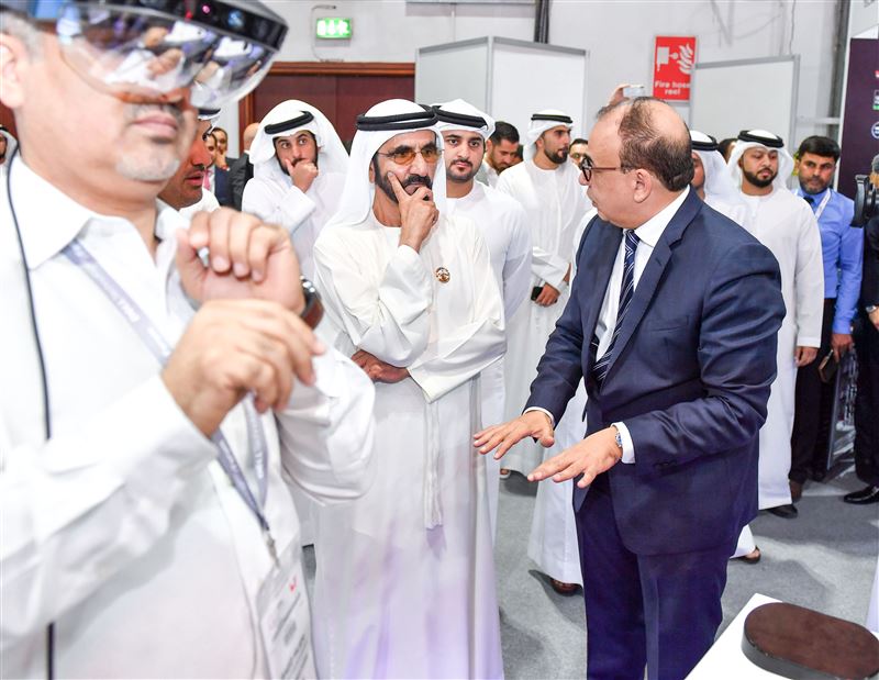 Mohammed bin Rashid tours GITEX 2018