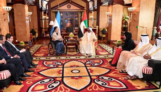 Mohammed bin Rashid receives Argentina’s Vice President