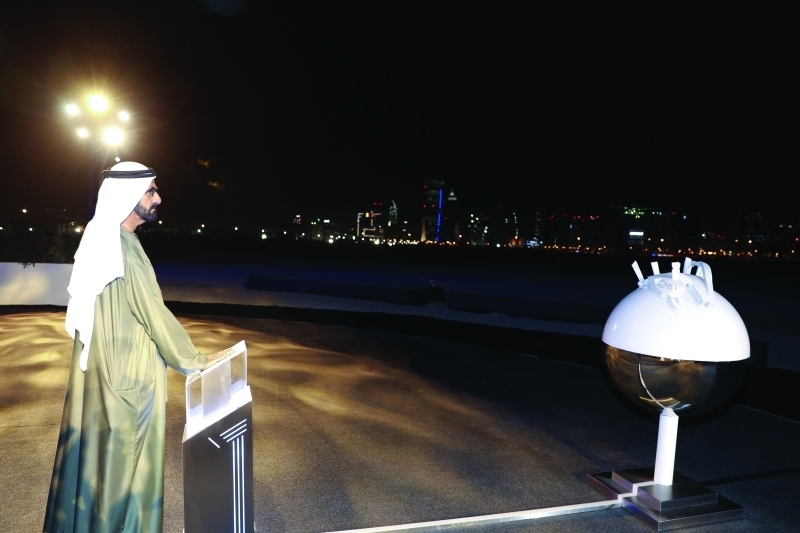 Mohammed bin Rashid lays foundation stone of Meydan One Mall in Dubai