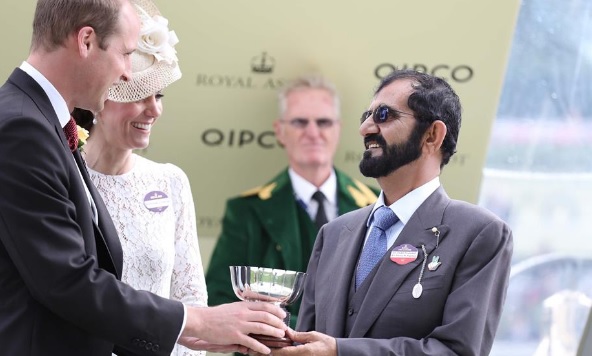 Mohammed bin Rashid attends victories of "Godolphin" team at "Royal Ascot", England
