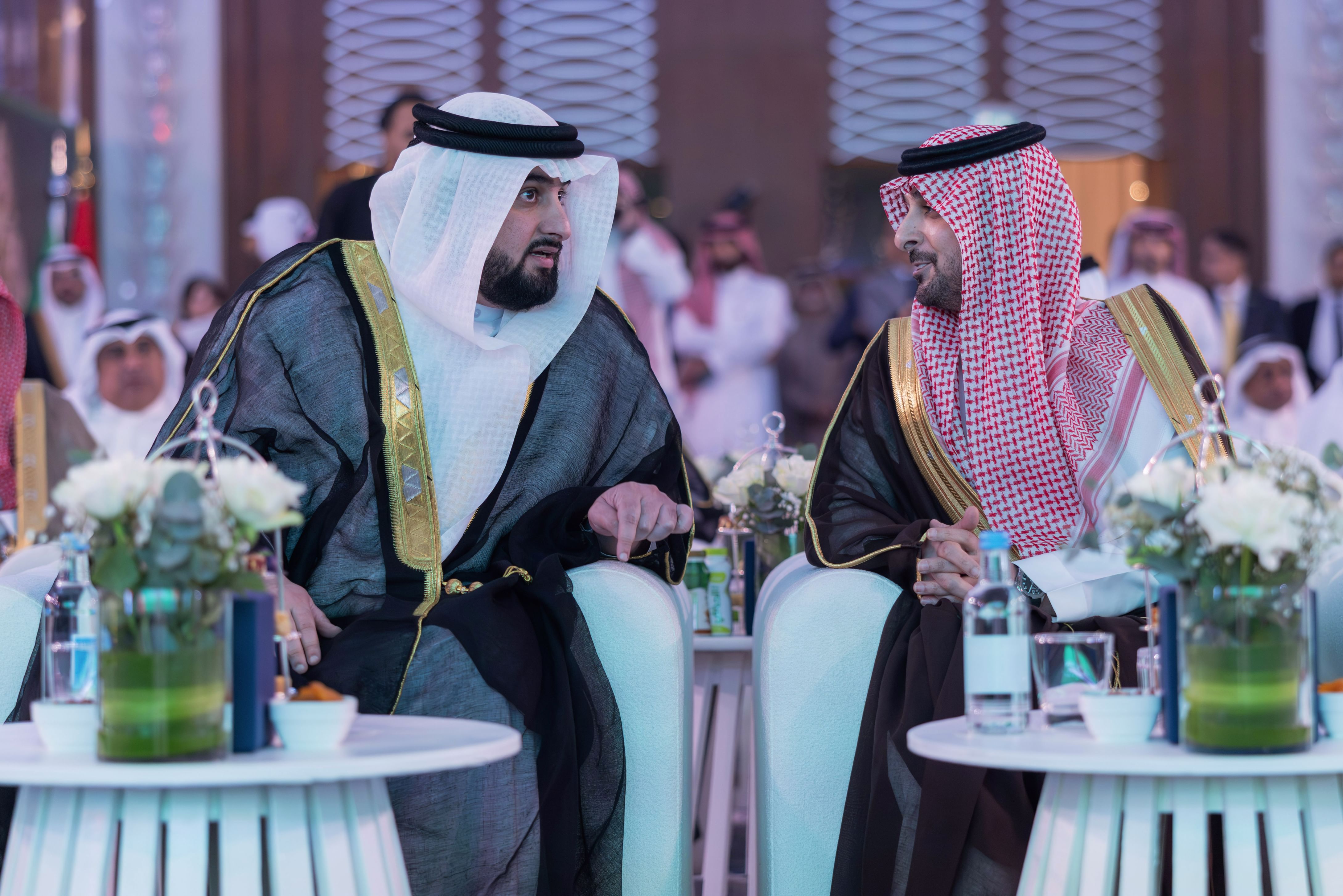 Ahmed bin Mohammed attends Saudi Arabia’s National Day reception in Dubai