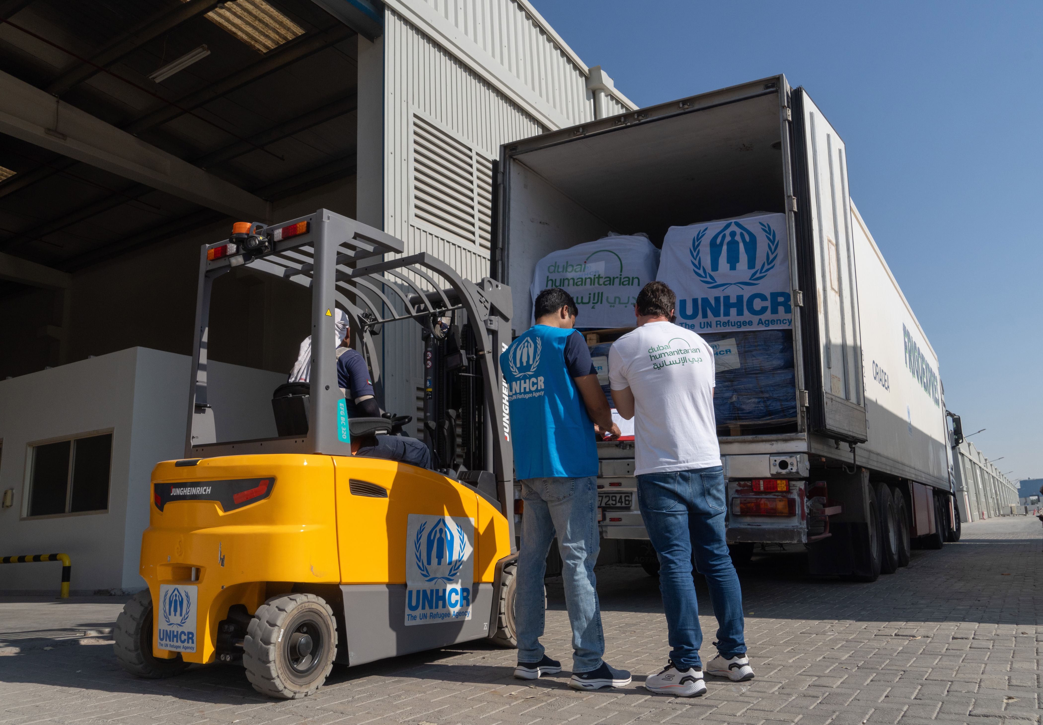 Dubai Humanitarian mobilises relief supplies from UNHCR for conflict-displaced people in Lebanon