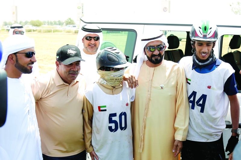 Mohammed bin Rashid attends Endurance Trainer Cup in Seeh Al Salam