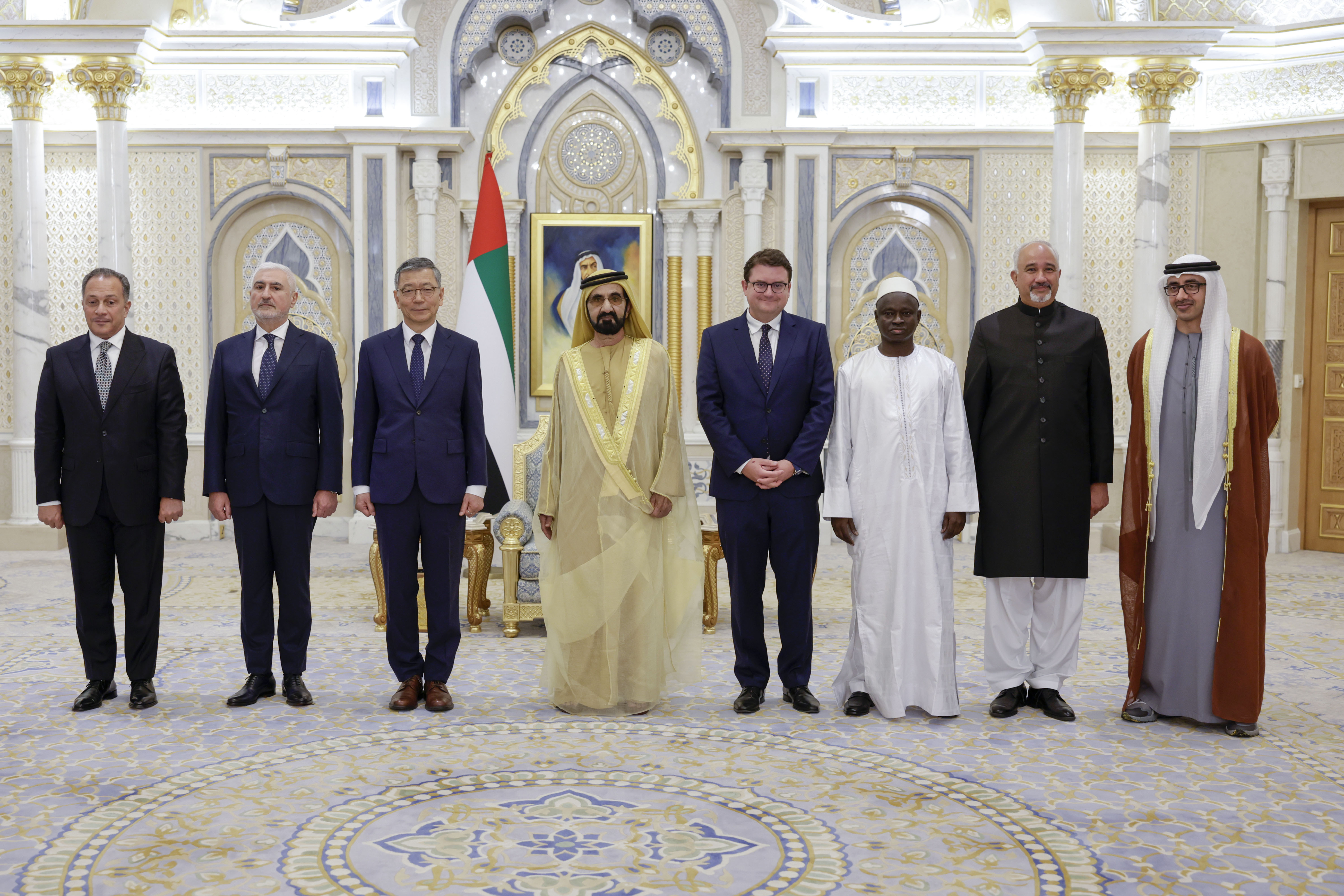 Mohammed bin Rashid receives credentials of new ambassadors to UAE