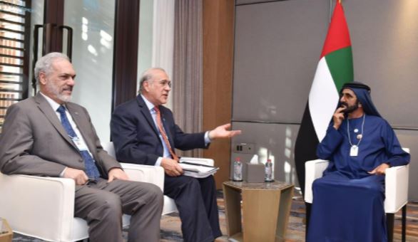 Mohammed bin Rashid receives Secretary-General of the OECD