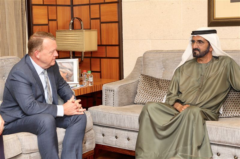 Mohammed bin Rashid receives Danish Prime Minister