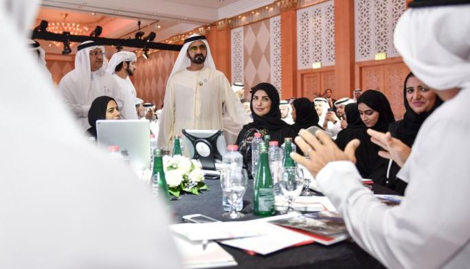 Mohammed bin Rashid visits Olympic Creativity Workshop