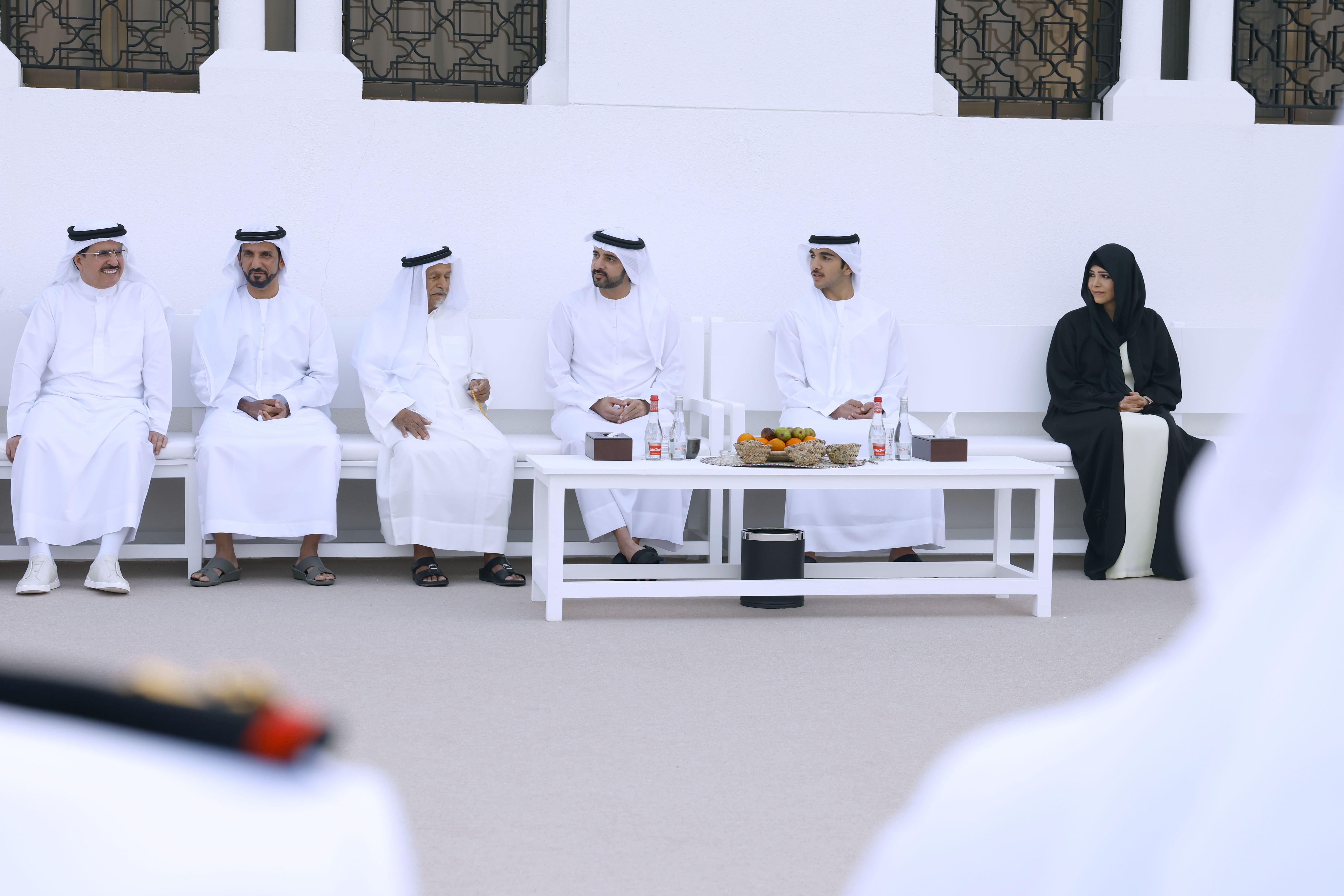 Hamdan bin Mohammed meets with dignitaries, senior officials at Za'abeel Majlis