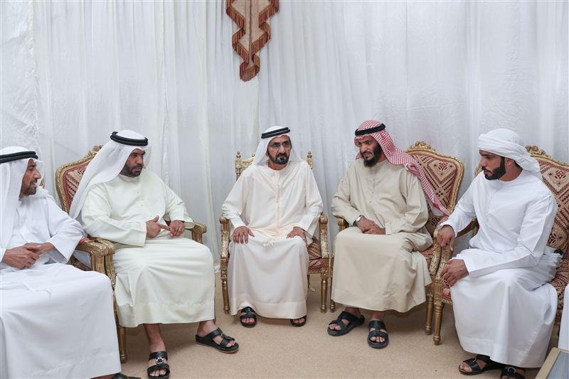 Mohammed bin Rashid offers condolences on the death of Mohammed Rashid bin Meisem Al BuFalasah