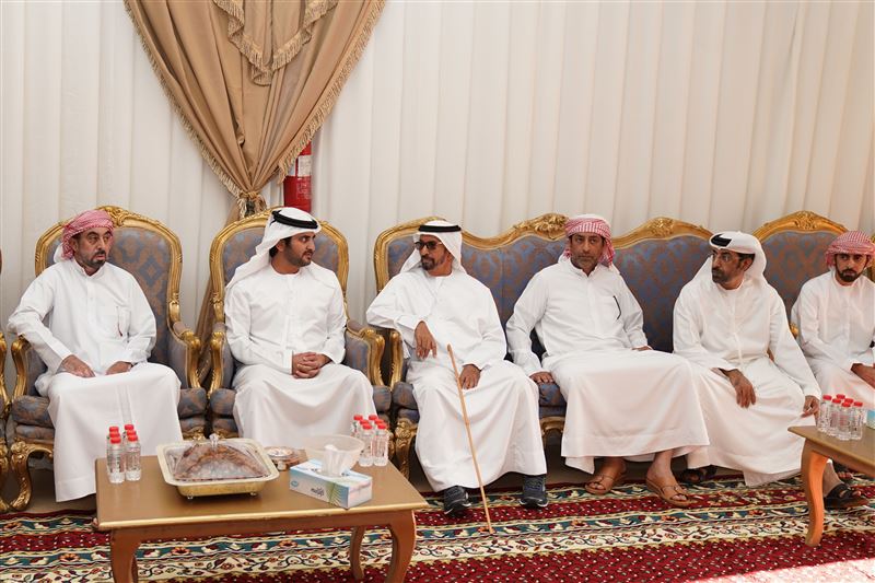 Maktoum bin Mohammed bin Rashid extends his condolences on the death of Mohammed Al Ameri and  Azhijah Al Mansouri