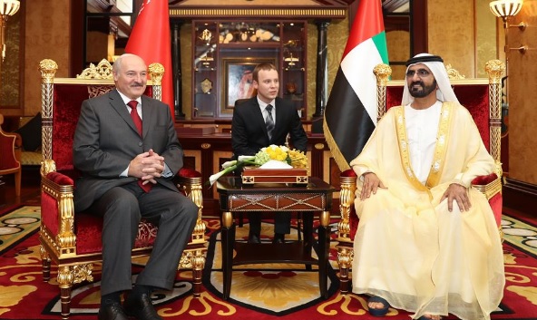 Mohammed bin Rashid receives president of Belarus
