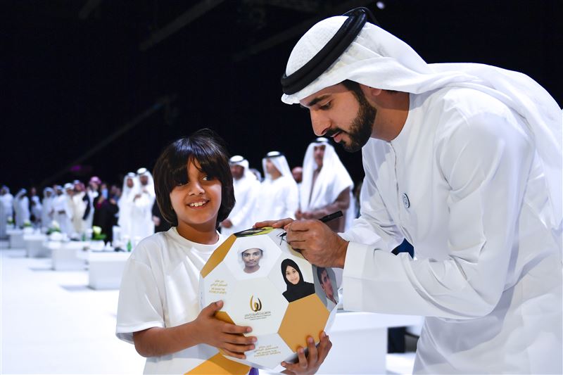 Hamdan bin Mohammed honours MBR Creative Sports Award winners