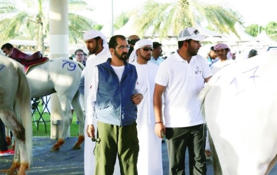 Mohammed bin Rashid inspects pre-ride preparations of Sheikh Mohammed Endurance Cup at Seih AL Salam