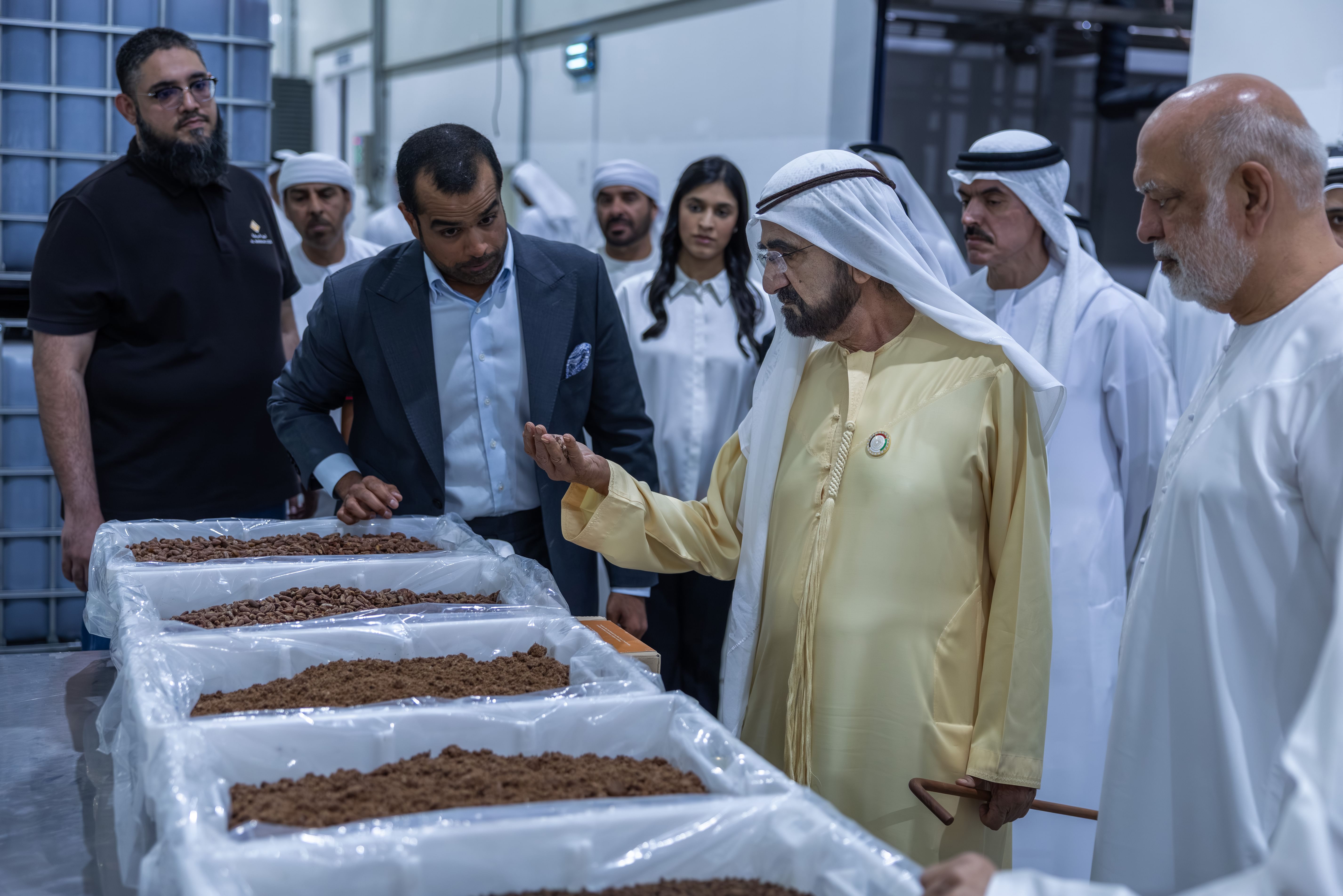 Mohammed bin Rashid visits world’s largest privately owned dates factory at Dubai Industrial City