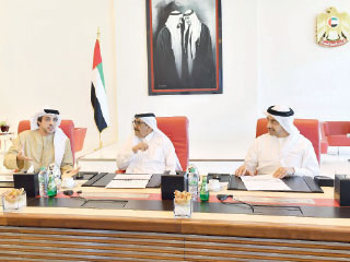 Hamdan bin Rashid chairs Economic and Financial Committee meeting