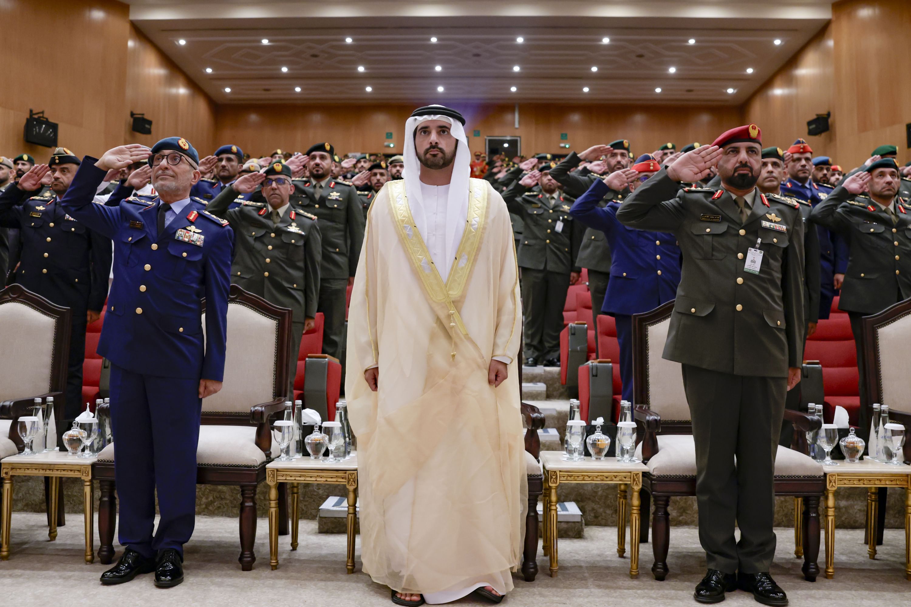 Hamdan bin Mohammed attends graduation ceremony at Zayed II Military College in Al Ain
