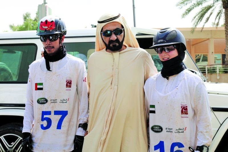 Mohammed bin Rashid attends Jamilti Endurance Ride Cup in Saih Al-Salam
