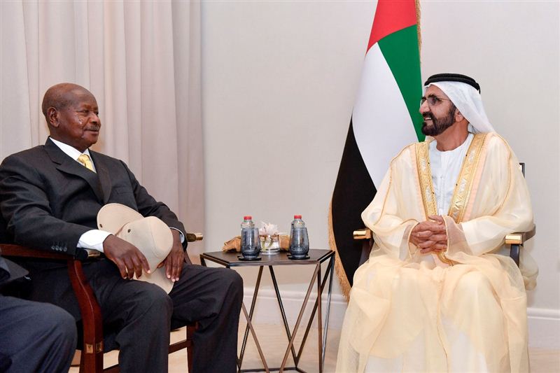 Mohammed bin Rashid discusses means of enhancing bilateral relations with presidents of Rwanda, Uganda, and Lithuania
