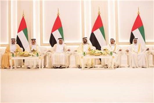 Mohammed bin Rashid, Rulers attend Al Nahyan and Al Maktoum wedding